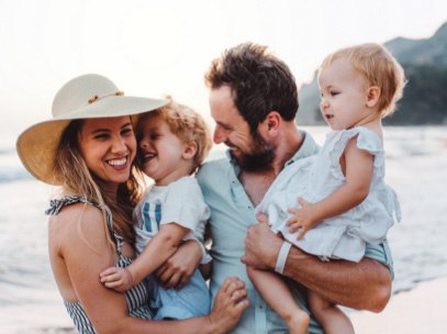 smiling family