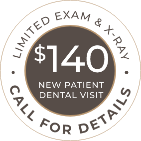 $140 New Patient Special stamp